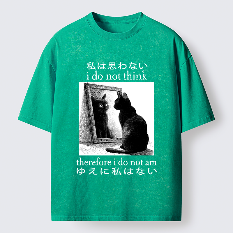 Tokyo-Tiger Therefore I Do Not Am Washed T-Shirt