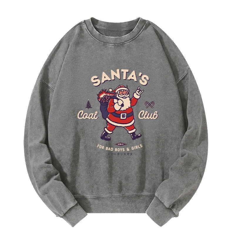 Tokyo-Tiger Santa's Coal Club Japan Washed Sweatshirt