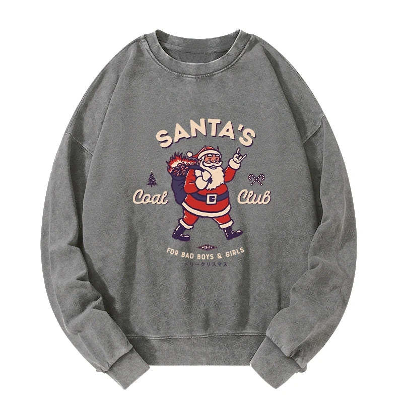 Tokyo-Tiger Santa's Coal Club Japan Washed Sweatshirt