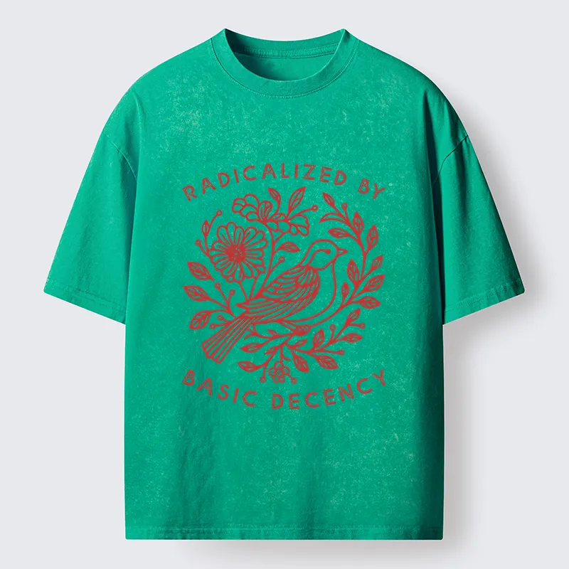 Tokyo-Tiger Pigeon That Was Moved Washed T-Shirt