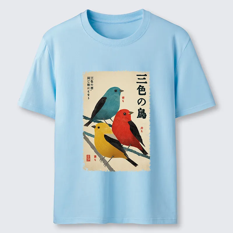 Tokyo-Tiger Three Birds, One Branch Classic T-Shirt