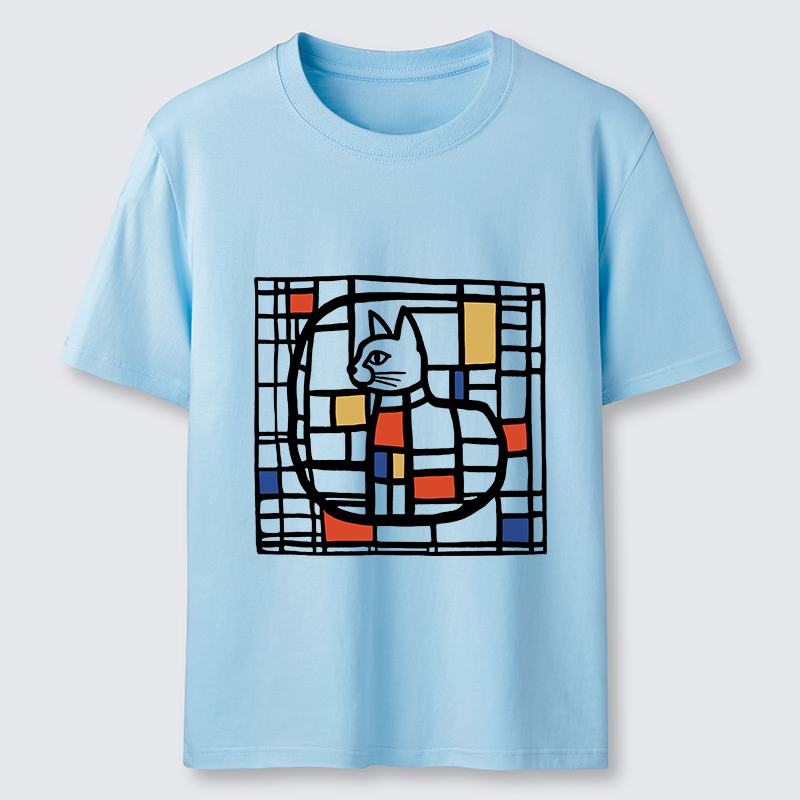 Tokyo-Tiger Mondrian's Cat Classic T-Shirt