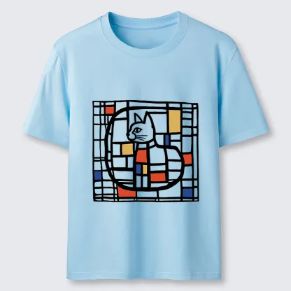Tokyo-Tiger Mondrian's Cat Classic T-Shirt