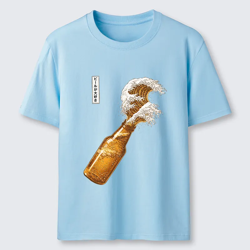 Tokyo-Tiger Beer Wave Classic T-Shirt