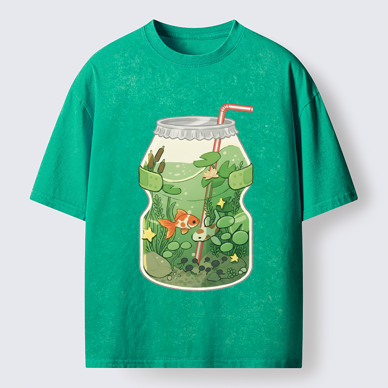 Tokyo-Tiger World In A Bottle Washed T-Shirt
