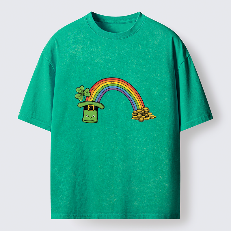 Tokyo-Tiger Rainbow Saint Patrick Washed T-Shirt