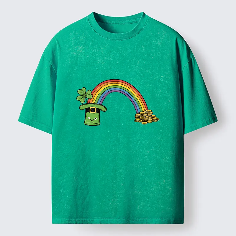 Tokyo-Tiger Rainbow Saint Patrick Washed T-Shirt