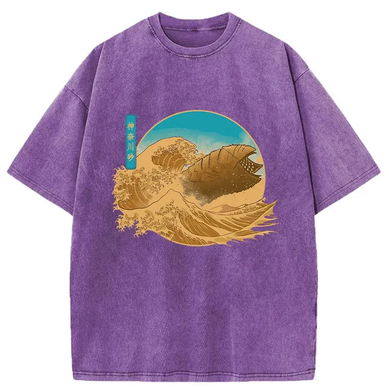 Tokyo-Tiger Desert And Sandworm Washed T-Shirt