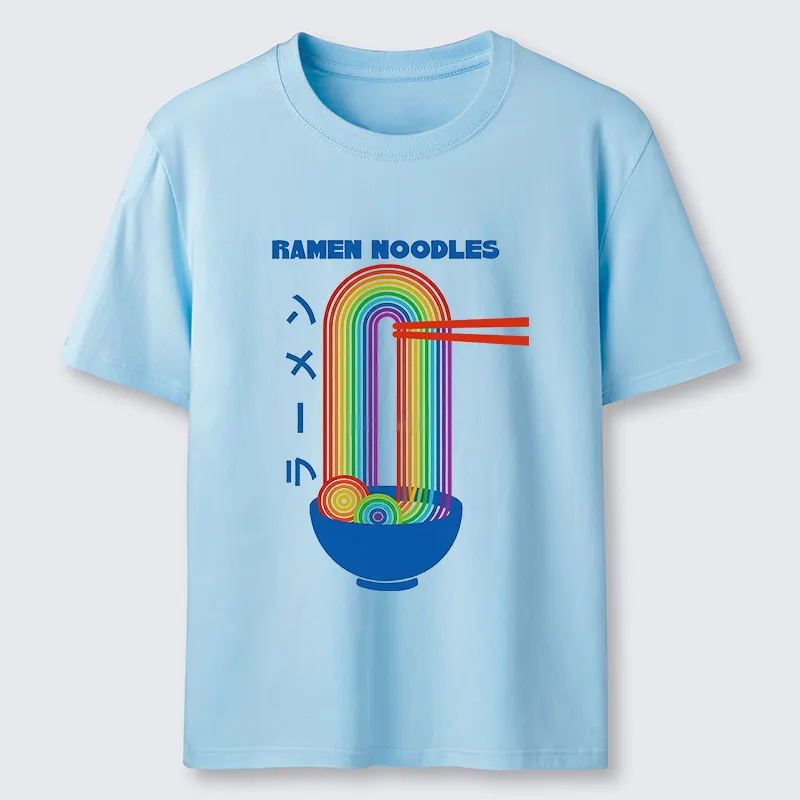 Tokyo-Tiger Ramen Rainbow Classic T-Shirt