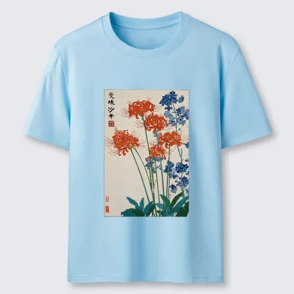 Tokyo-Tiger Red Spider Lily Bloom Classic T-Shirt