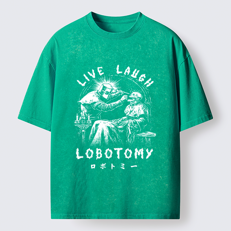 Tokyo-Tiger Live Laugh Lobotomy Washed T-Shirt