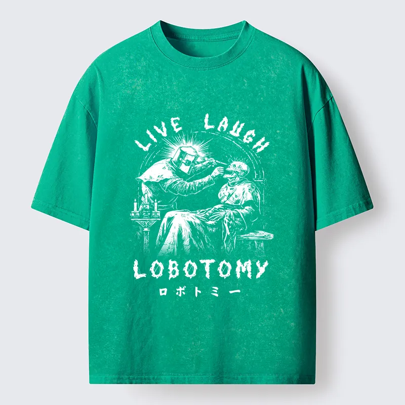 Tokyo-Tiger Live Laugh Lobotomy Washed T-Shirt