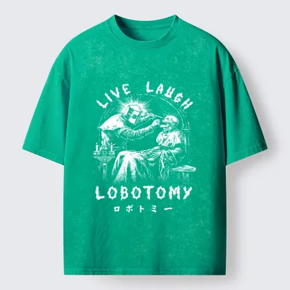 Tokyo-Tiger Live Laugh Lobotomy Washed T-Shirt
