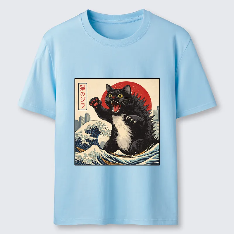 Tokyo-Tiger Black Catzilla Classic T-Shirt