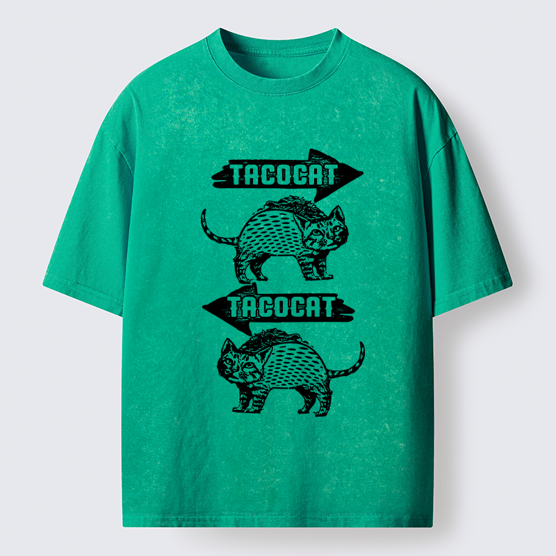 Tokyo-Tiger Taco Cat Washed T-Shirt