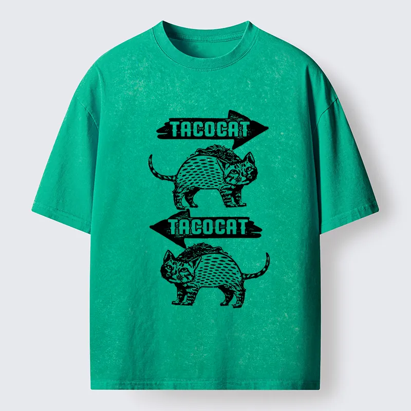 Tokyo-Tiger Taco Cat Washed T-Shirt