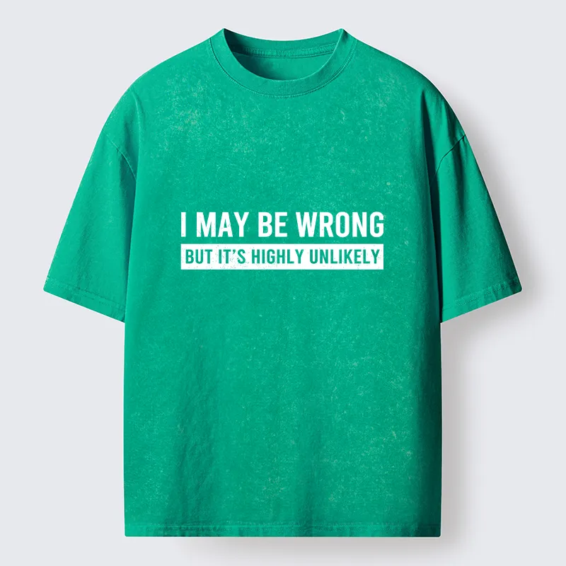 Tokyo-Tiger No Mistakes Funny Washed T-Shirt