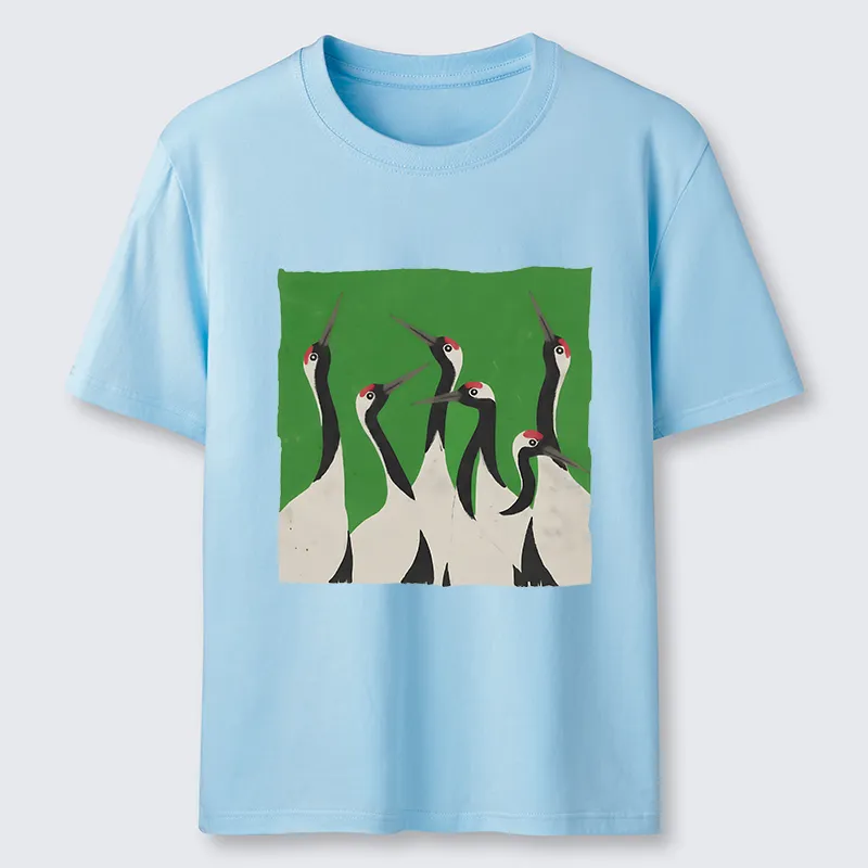 Tokyo-Tiger Crane Flock Classic T-Shirt