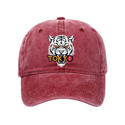 Tokyo-Tiger Logo Washed Cap