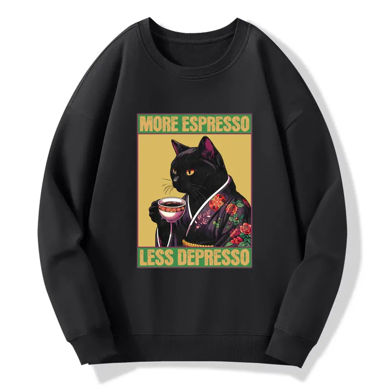 Tokyo-Tiger Up Caffeine Down Depression Sweatshirt Sale