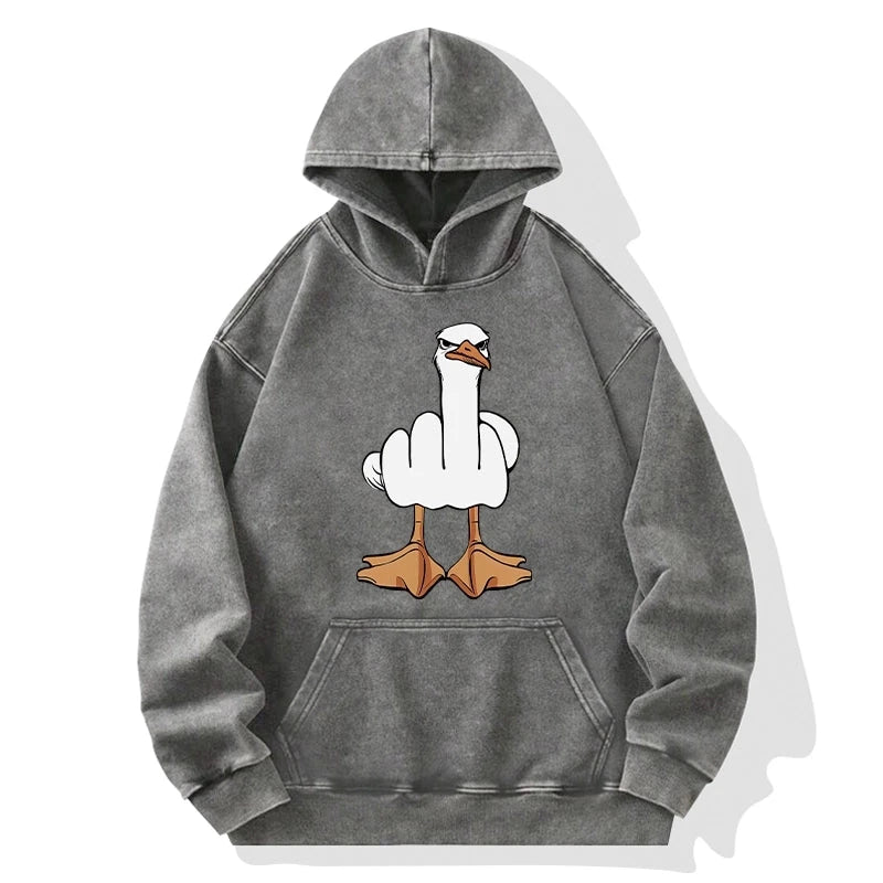 Tokyo-Tiger Funny Duck You Washed Hoodie
