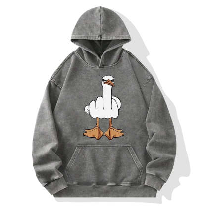 Tokyo-Tiger Funny Duck You Washed Hoodie