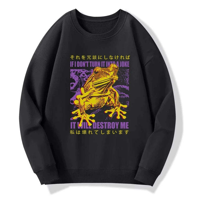 Tokyo-Tiger A Frog Prone To Emotional Breakdown Sweatshirt Sale