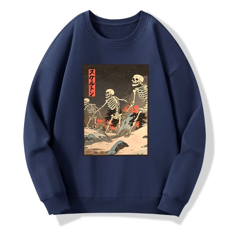 Tokyo-Tiger Japanese Rising Skeletons Sweatshirt