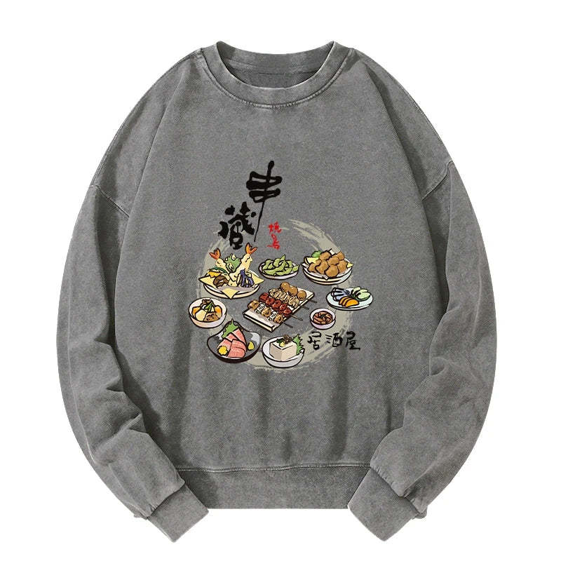 Tokyo-Tiger Lzakaya Japan Washed Sweatshirt