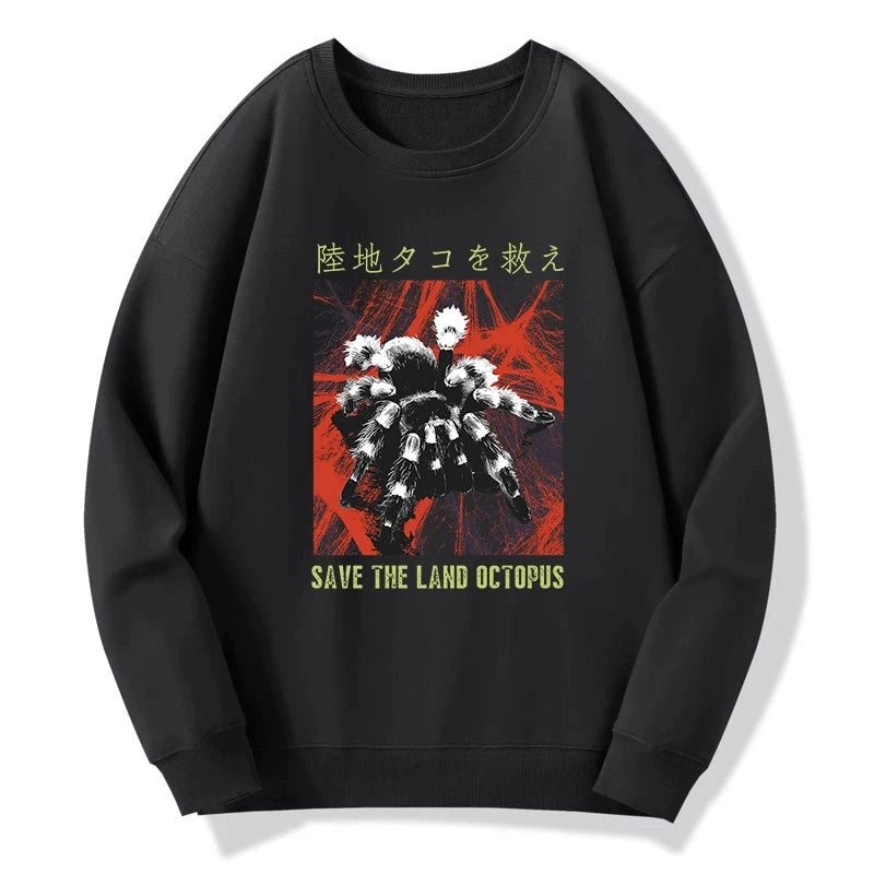 Tokyo-Tiger Real Scary Spiders Sweatshirt