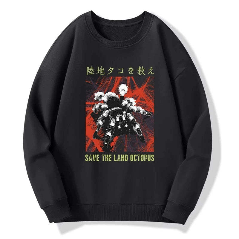 Tokyo-Tiger Real Scary Spiders Sweatshirt Sale