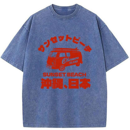 Tokyo-Tiger Okinawa Island Washed T-Shirt