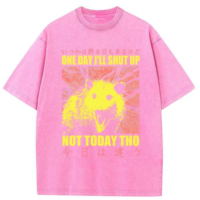 Tokyo-Tiger Negative Possum Japanese Washed T-Shirt