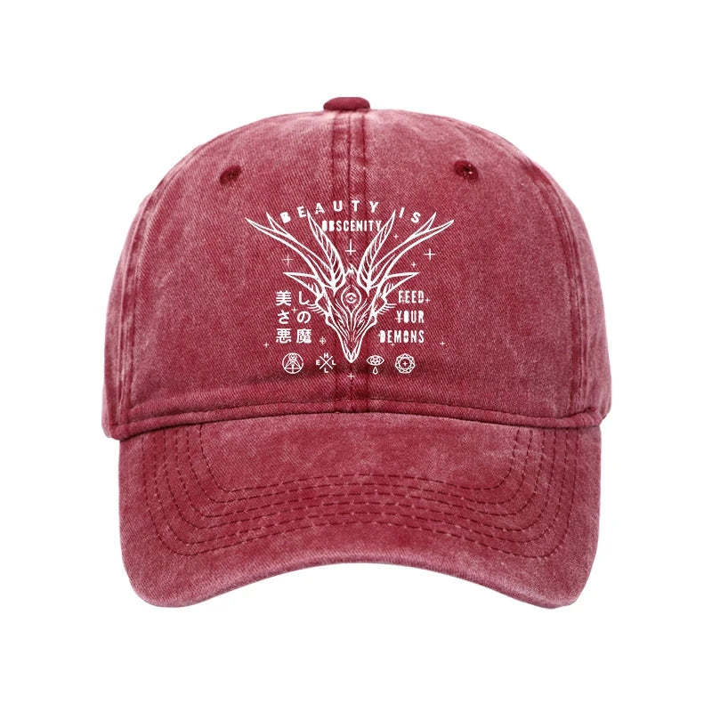 Tokyo-Tiger Beautiful Devil Japanese Washed Cap