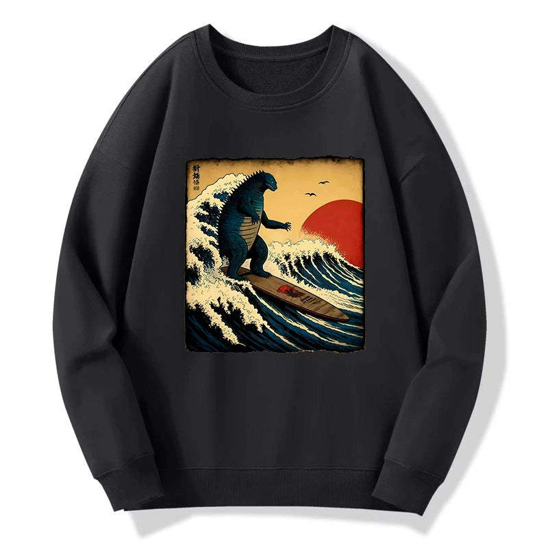 Tokyo-Tiger The Great Wave Sweatshirt Sale
