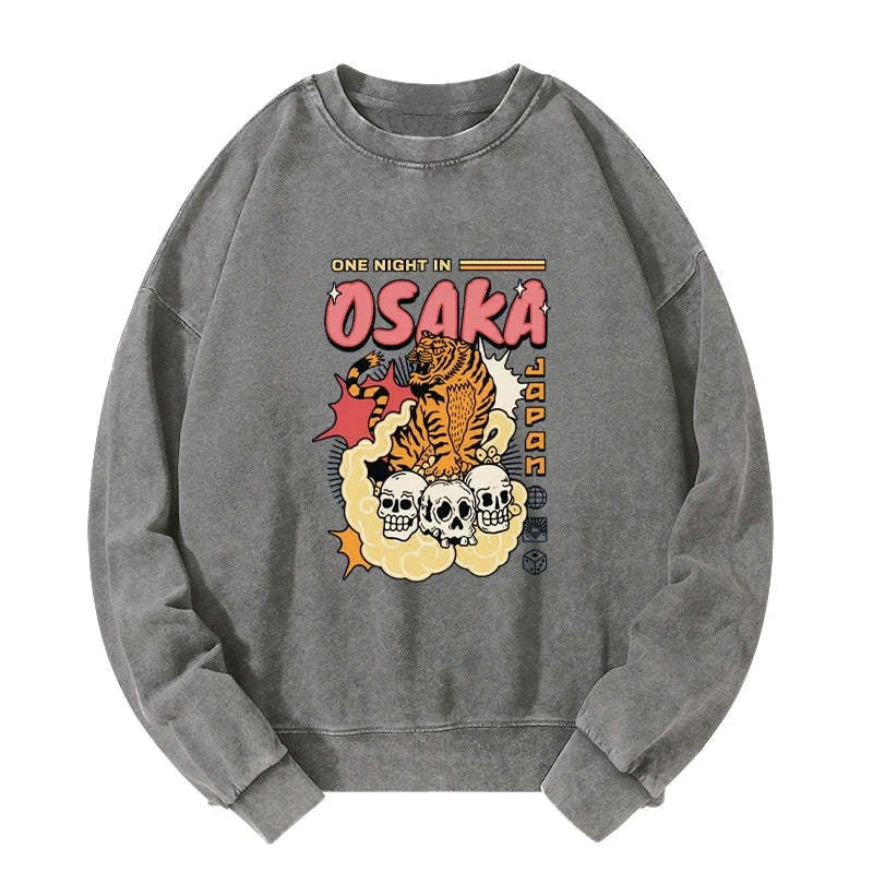 Tokyo-Tiger Osaka Tiger Washed Sweatshirt Sale