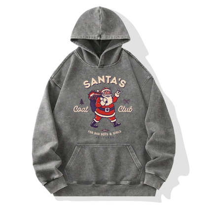 Tokyo-Tiger Santa's Coal Club Japan Washed Hoodie