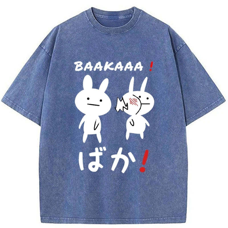 Tokyo-Tiger Anime Baka Manga Slap Washed T-Shirt Sale
