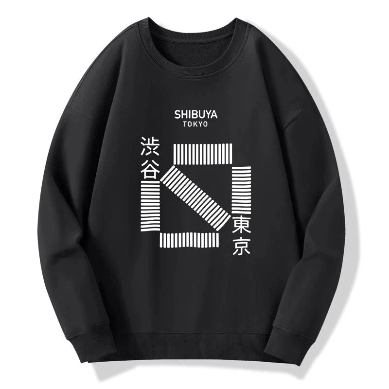 Tokyo-Tiger Japanese Shibuya Crossing Sweatshirt