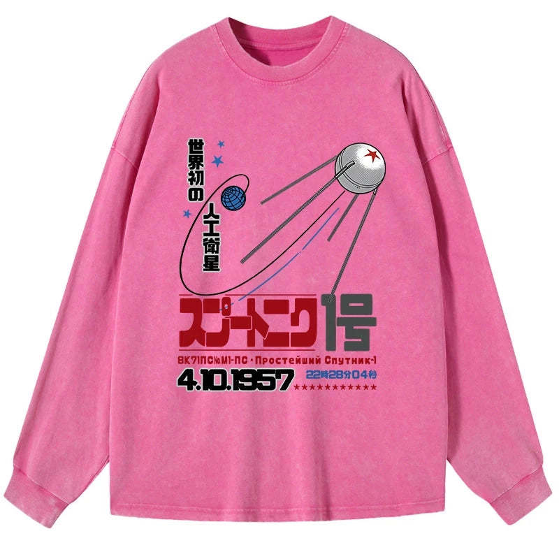 Tokyo-Tiger Artificial Balance Washed Long Sleeve T-Shirt