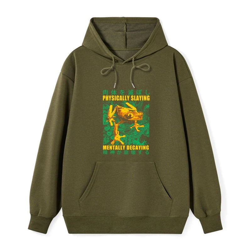 Tokyo-Tiger Physically Slaying Mentally Decaying Classic Hoodie