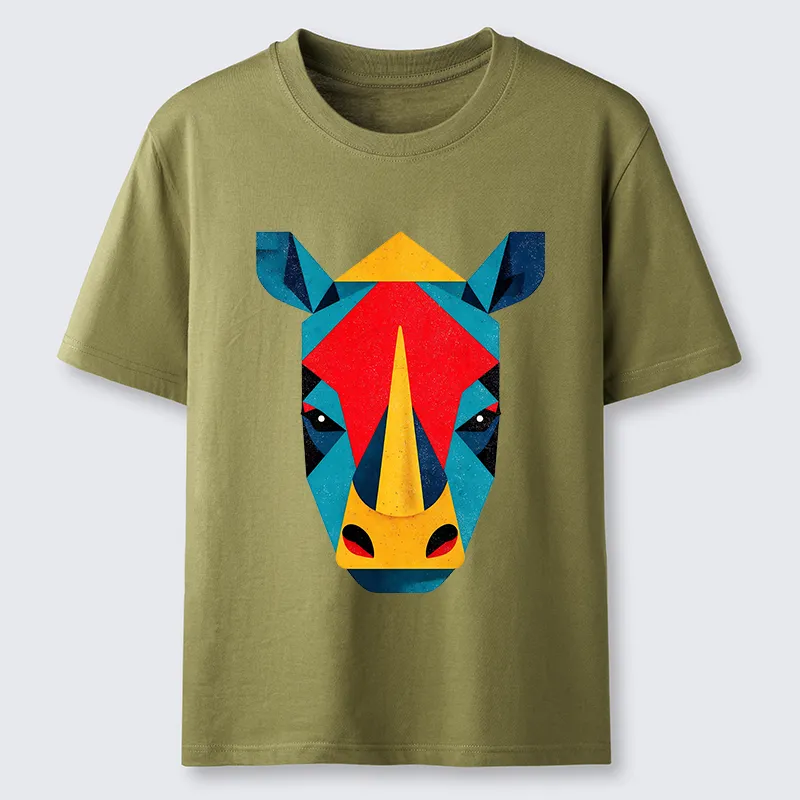 Tokyo-Tiger Geometric Rhino Art Classic T-Shirt Sale