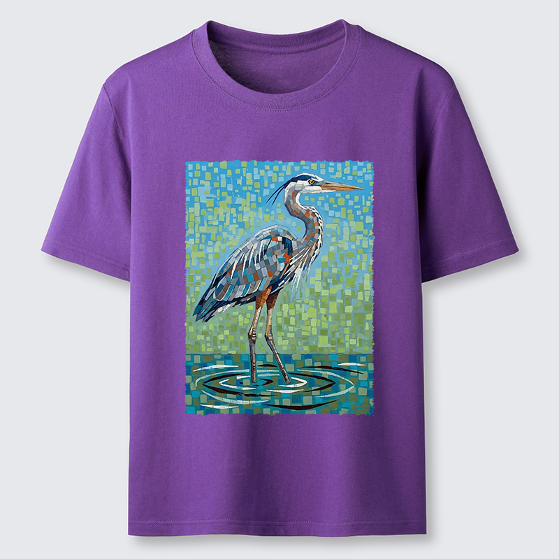 Tokyo-Tiger Color Block Heron Classic T-Shirt
