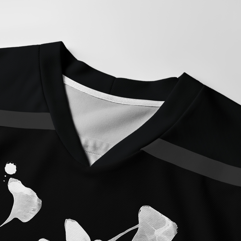 Tokyo-Tiger Japanese Zen Kanji Long-Sleeve Hockey Jersey
