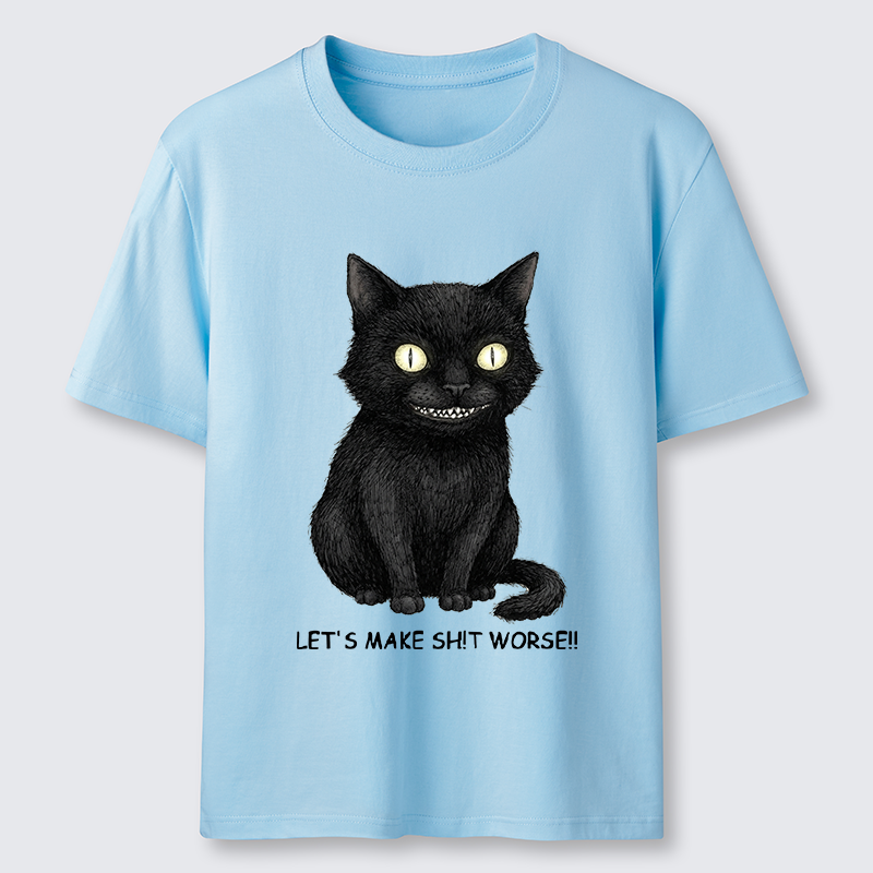 Tokyo-Tiger Mischief Black Cat Meme Classic T-Shirt