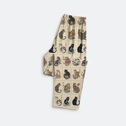 Tokyo-Tiger The Bold And The Inked Cats Family Pajama Sets