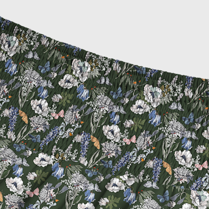 Tokyo-Tiger Garden Blooms Maxi Skirt