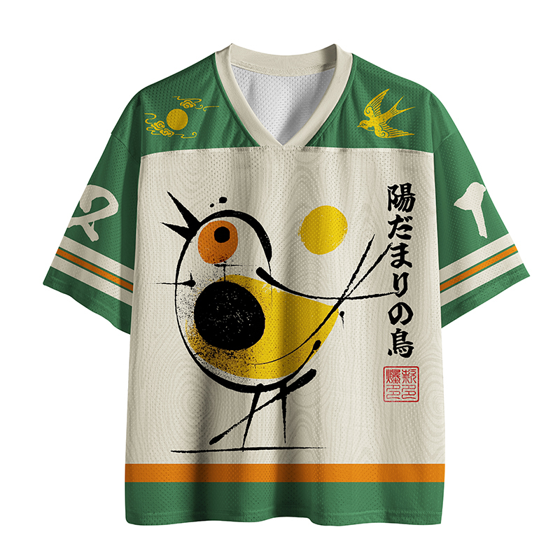 Tokyo-Tiger Sunny Bird Mesh Jersey