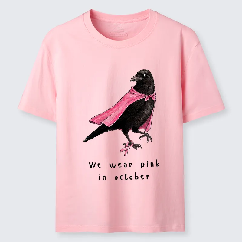 Tokyo-Tiger Pink Ribbon Raven Breast Cancer Awareness Classic T-Shirt