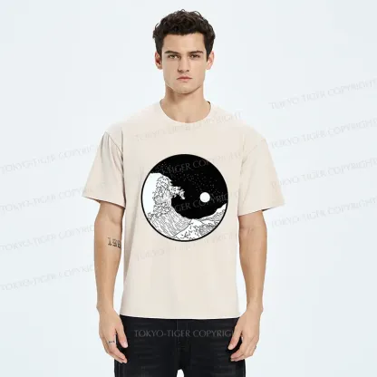 Tokyo-Tiger Tai Chi And Wave Washed T-Shirt